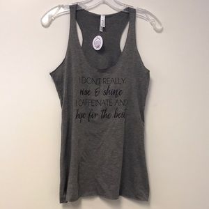 “I don’t rise and shine” tee